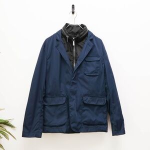 Amazing Vintage Fossil Layered Softshell Tech Jacket Talon Zippers